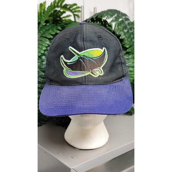 Vtg Twins Enterprise Tampa Bay Devil Rays Snapback Hat - Picture 3 of 8
